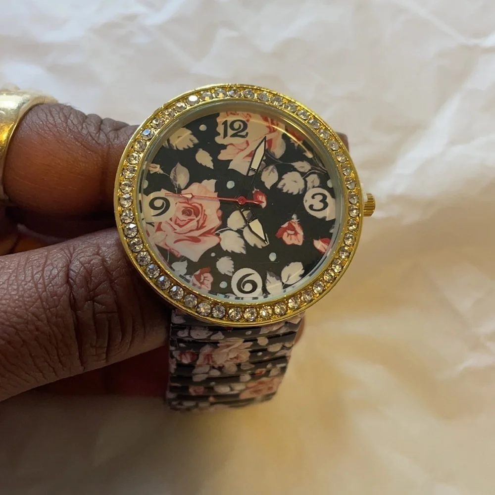 Time To Blossom Floral Watch